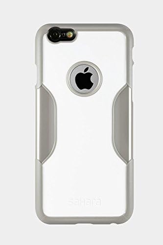 מארז iPhone 6 פלוס, סהראקאס כסף + מגן מסך זכוכית מחוסמת עבור Apple iPhone 6S Plus & 6 Plus [ערכת מגן מסך